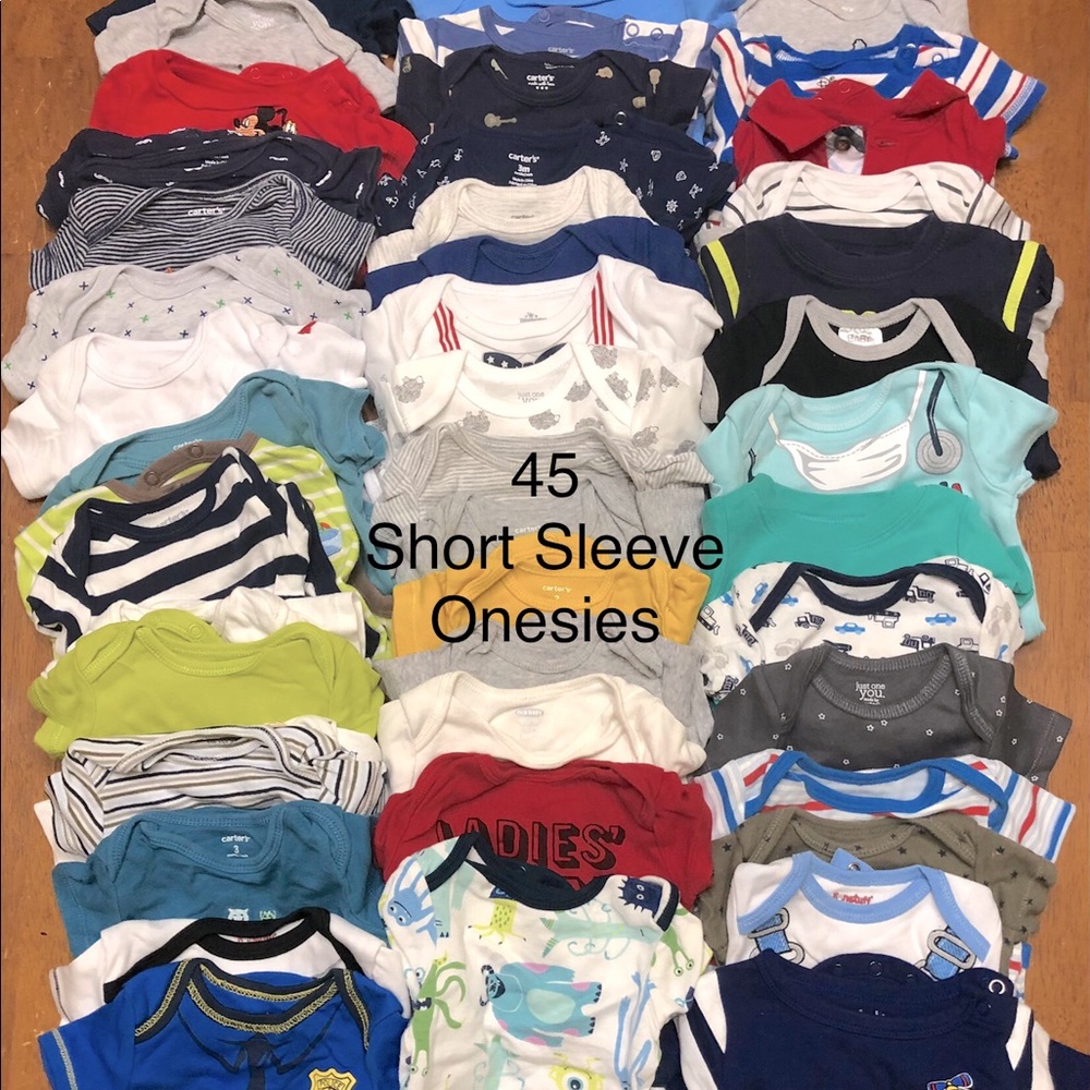 Boys 0-3 Onesie Bundle